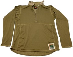 USMC Coyote FROG Waffle Fleece Half Zip Grid Marine Corp Shirt SM & MD – Damaged