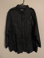 5.11 Tactical 72345 PDU L/S Twill Class B Shirt Black – Men s 3XL 19-19.5 36-37