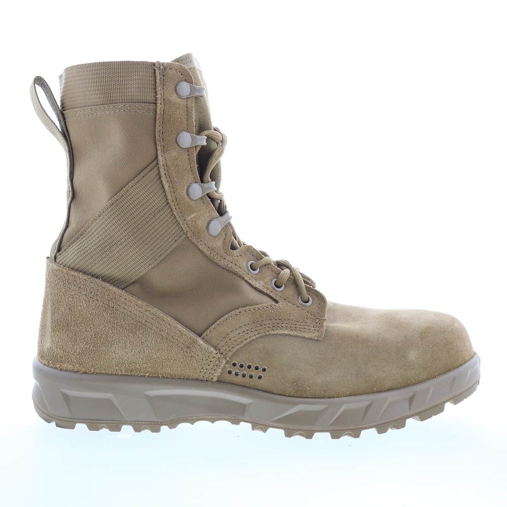 McRae Ultra Light Steel Toe Vibram HT Made In USA Mens Brown Wide Boots 12