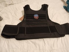 Flash Force Tactical MOLLE Vest YN-002 Black Adjustable Waist 31″-49″