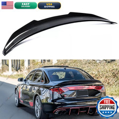 Wheelx Rear Spoiler Compatible 2008-2012 Audi A4 Psm Style High Kick Fit For B8