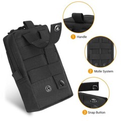 Tactical Molle Pouch Military Waist Bag Outdoor EDC Utility Gadget Organizer Bag