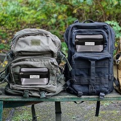 2 Pcs Tactical Pouch Admin Pouch Tactical Bag Insert Panel Black, White
