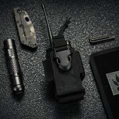 Tactical Radio Holder Case Walkie Talkie Holster Adjustable Storage Tools Pouch