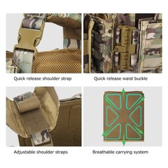 CAMO Tactical Outdoor Carrier Vest（CP）