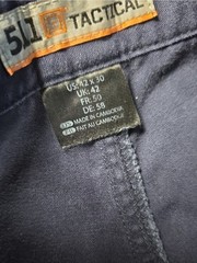 5.11 Tactical Men’s Cargo Pants Solid Blue Size 42×30 Guc