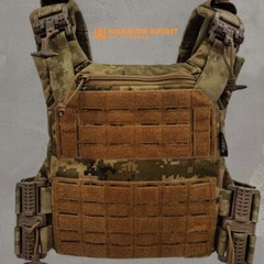 Tactical Vest Plate Carrier Warrior Spirit WS-EXP 3.0 Max UA Pixel MOLLE 28x39cm