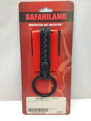 New Safariland 67S-4PBL Baton Ring 1 Snap Basket weave, Black, Belt Loop 2 1/4″