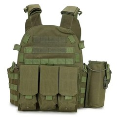 Adjustable Tactical Vest MOLLE Combat Vest for Airsoft Hunting Hiking