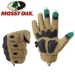 Mossy Oak Tactical Gloves Touchscreen Faux Leather Military Airsoft Gloves NEW