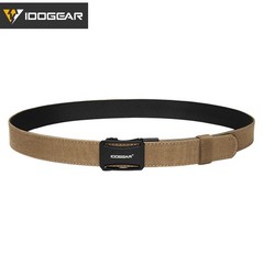 IDOGEAR Tactical 1.25″ Belt 1000D Rigid Nylon Adjustable Lightweight Metal Belt