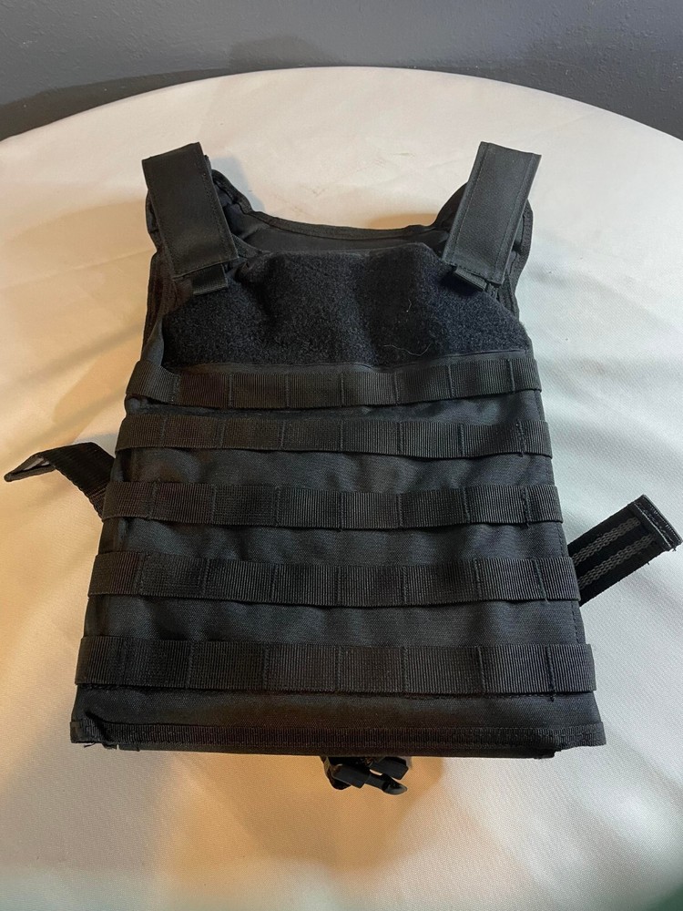 VOODOO TACTICAL ARMOR CARRIER VEST MAX PROTECTION BLACK 20-9017