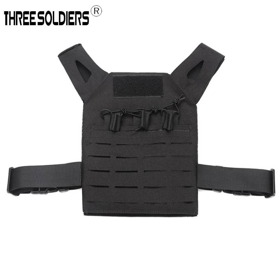 Tactical Vest for Kids Airsoft Safety Jump Plate Carrier Molle Children Vest US