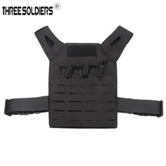 Tactical Vest for Kids Airsoft Safety Jump Plate Carrier Molle Children Vest US