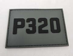 New Sig Sauer P320 P 320 Morale Patch 3″x2″ PVC Hook & Loop Pistol Tactical