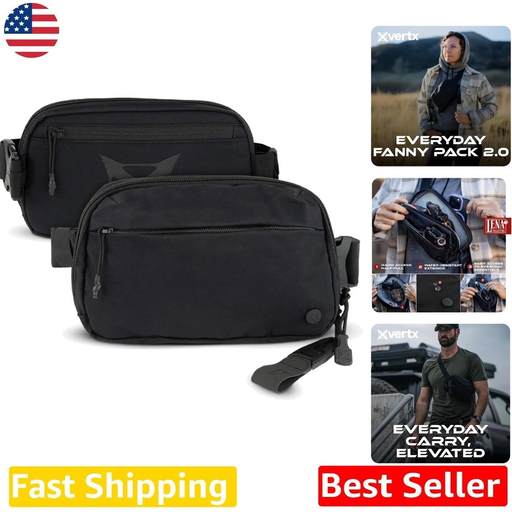 Tactical Fanny Pack 2.0 | CCW Ready, 100% Nylon, Rapid Access, Water Resistan…