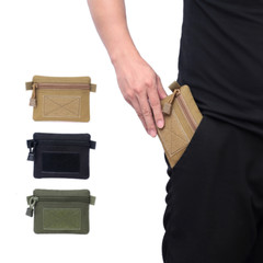 2 Pack Coin Pouch Tactical Mini Pouch Bag EDC Utility Small Bag Organizer