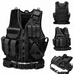 Adjustable Tactical Vest Military Combat Airsoft Security Hunting Body Armor