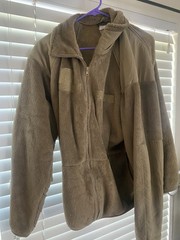 Propper Multicam Fleece Jacket Men’s Large Regular Hooded Multicolor Green Brown