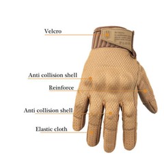 Touchscreen Tactical Full Finger Gloves Army Military Hunting Combat Shooting