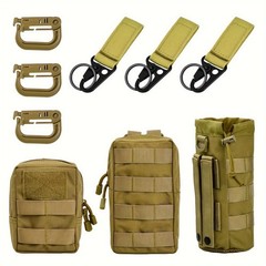 3 Pack Tactical MOLLE Pouch with Quick Release Buckle for Outdoor Activities