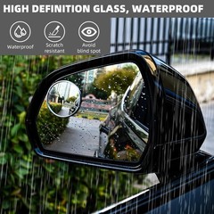 Essential Contraptions Blind Spot Car Mirror 2 Pack-2 Inch Round Rear View