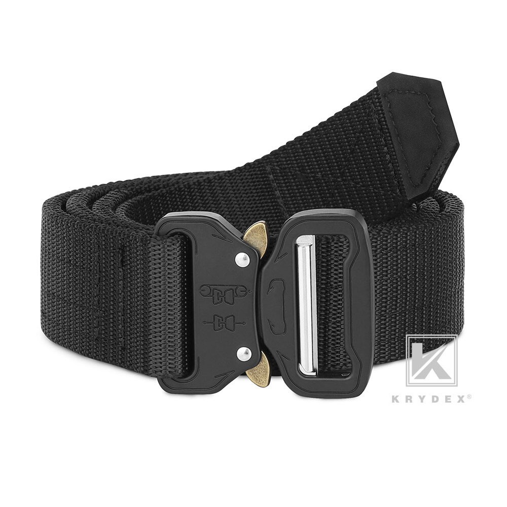 KRYDEX 1.5 in Tactical Belt Rigger Duty Belt Quick Release Double Layers Nylon