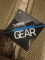 VISM Performance Gear MOLLE Backpack Shoulder Straps Harness Coyote New w/ Tags