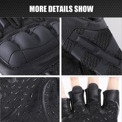 Fingerless Tactical Gloves Outdoor Motorcycle Cycling Half Finger Airsoft Gloves