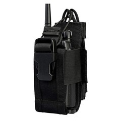 Tactical Radio Holder Case Walkie Talkie Holster Adjustable Storage Tools Pouch