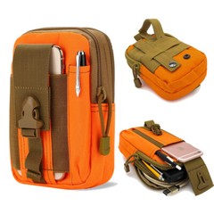 Tactical Molle EDC Utility Pouch Belt Waist Bag with Cell Phone Holster Holder