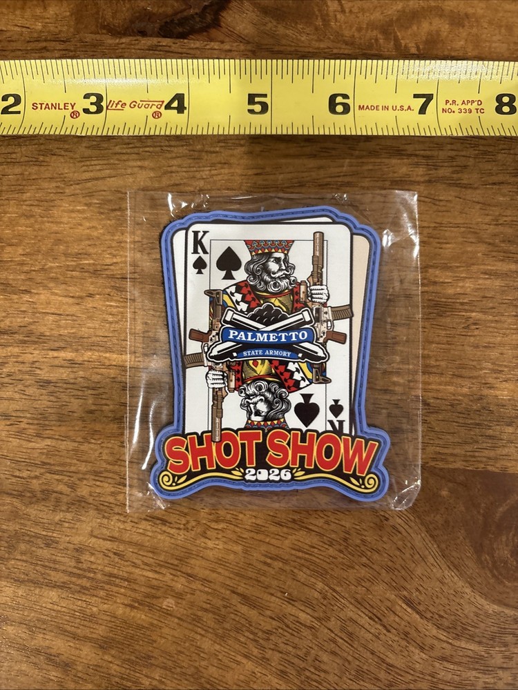 SHOT Show 2026 Palmetto State Armory King of Spades Tactical Patch. Free Ship!