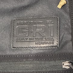 Goruck GR1 Heritage 21L Backpack Black Waxed Canvas Leather Bottom Made In USA