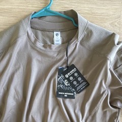 BP Shield Tactical Long Sleeve Shirt Men’s L Regular Brown Solid Polyester