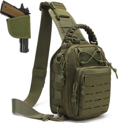 Tactical Shoulder Bag, Outdoor Sling Daypack Backpack Tactical EDC Sling Bag
