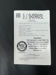 Urban Patrol Ballistic Panel – NIJ Level IIIA – Model AFC-KB3A-318 – Size 3X