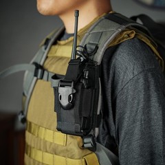 Tactical Radio Holder Case Walkie Talkie Holster Adjustable Storage Tools Pouch
