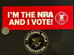 NRA I Vote and Tactical Sticker NRA Show 2026