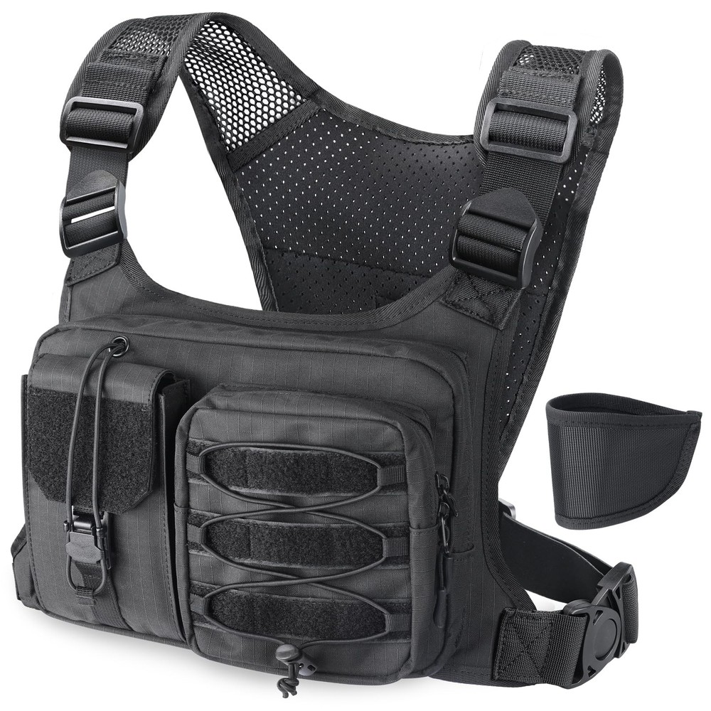 Chest Bag for Men Women, Hiking Chest Pack Sport Chest Rigs Tactical Chest Pa…