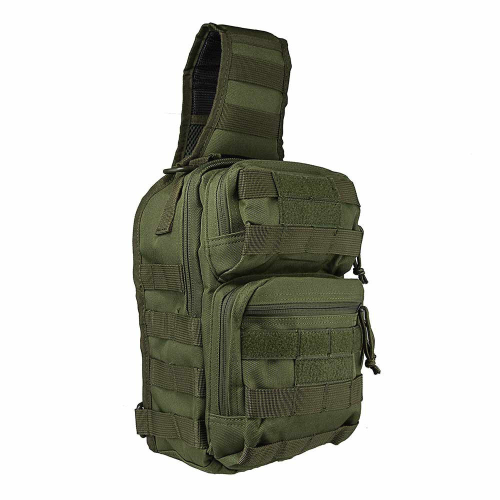 NcSTAR CVSUB3025 Tactical Sling Bag MOLLE Modular Hiking Hunting Backpack Colors