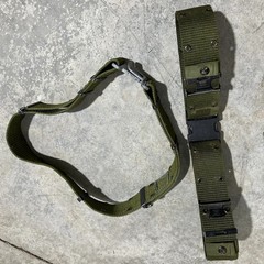 US Military Tactical Pistol Belt with Y-Suspenders Quick Release Large (32-48″)
