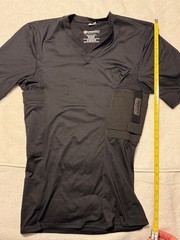 Men’s M Executive Concealed Carry V-Neck Tee Holster & Zip Pocket NWOT