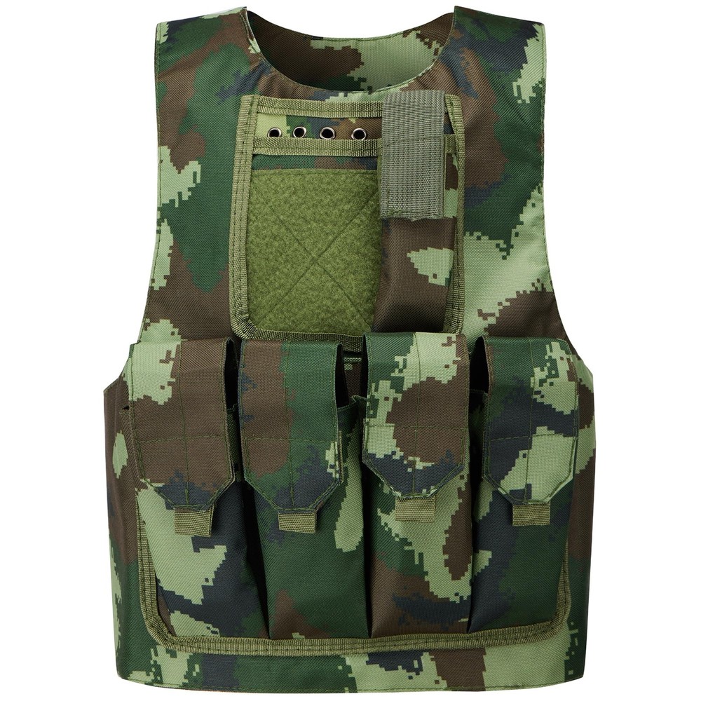 UNIVIVO Kids Tactical Vest Youth Army Costume for Boys Girls 8 10 12 14 Outdo…