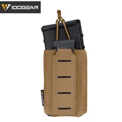 IDOGEAR Tactical 9mm 5.56 Magazine Pouch Kangaroo Mag Carrier MOLLE Open Top