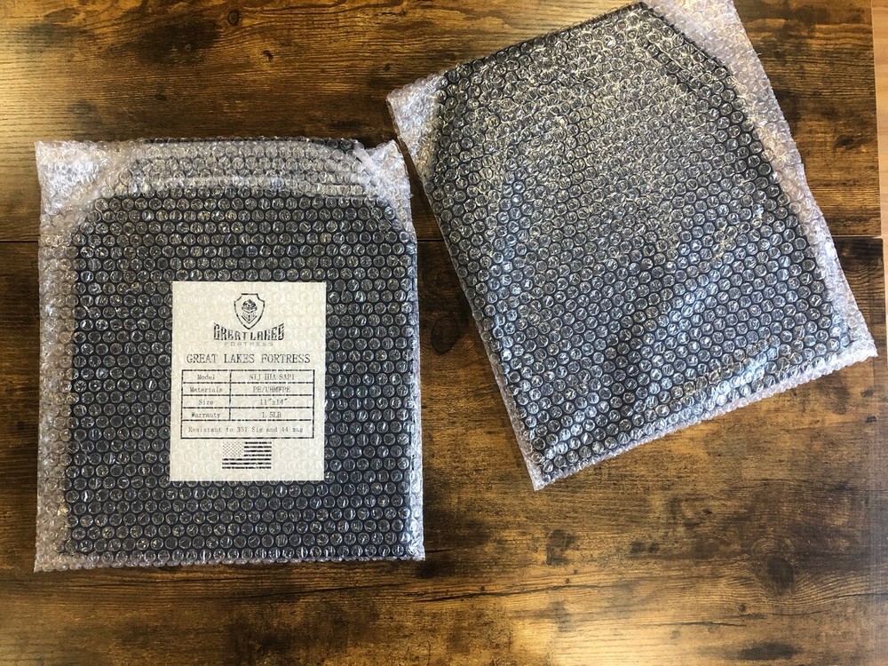 Level IIIA 3A Soft Bulletproof Body Armor Plates PAIR 11×14 Ultra Light Inserts