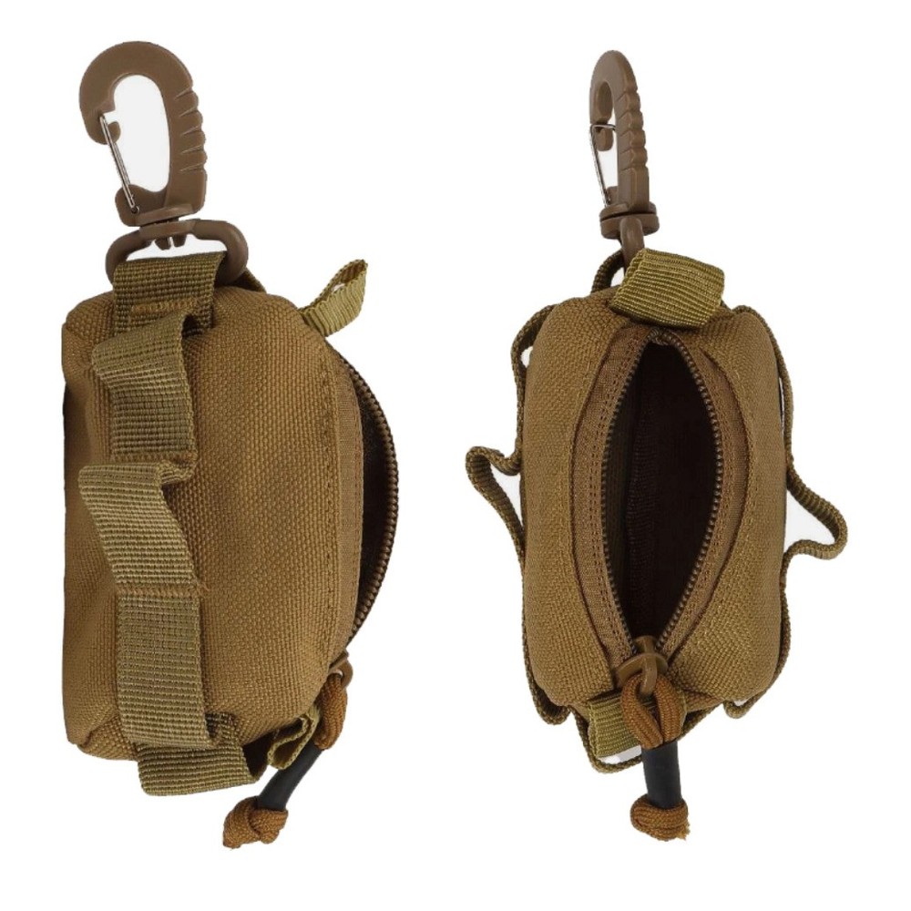 Tactical Molle Compact EDC Pouch Utility Zipper Organizer Mini Coin Purse Wallet