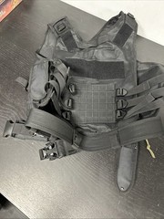 Himal Military Tactical Vest Gun Holster Molle Police Gear Combat Plate Carrier