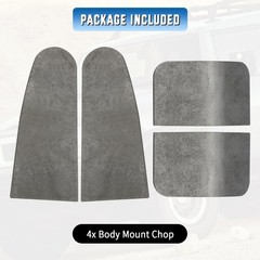 Body Mount Chop Plates for Toyota Tacoma 2005-2021 & 4Runner 2003-2022, Weld-On