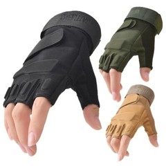 Tactical Fingerless Gloves Military Combat Shooting Duty Gear Half Finger Gloves