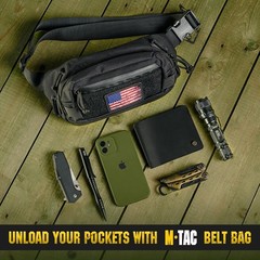 Waterproof Tactical Belt Bag – Multiple Compartments